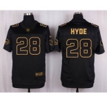 nike nfl jerseys san francisco 49ers #28 hyde black gold collection[Elite]