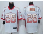 nike nfl jerseys san francisco 49ers #28 hyde white[Elite drift fashion]