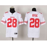 nike nfl jerseys san francisco 49ers #28 hyde white[Elite]