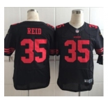 nike nfl jerseys san francisco 49ers #35 reid black[Elite]