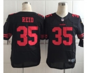 nike nfl jerseys san francisco 49ers #35 reid black[Elite]