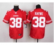 nike nfl jerseys san francisco 49ers #38 hayne red[Elite][hayne]