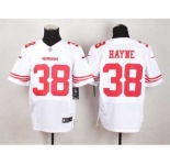 nike nfl jerseys san francisco 49ers #38 hayne white[Elite][hayne]