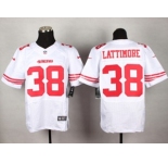 nike nfl jerseys san francisco 49ers #38 lattimore white[Elite][lattimore]