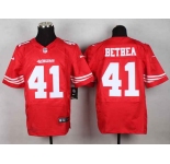 nike nfl jerseys san francisco 49ers #41 bethea red[Elite]