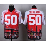nike nfl jerseys san francisco 49ers #50 borland[Elite Style Noble Fashion]