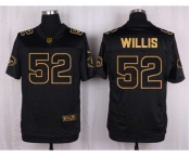 nike nfl jerseys san francisco 49ers #52 patrick willis black gold collection[Elite]