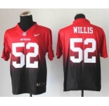 nike nfl jerseys san francisco 49ers #52 patrick willis red-grey[Elite drift fashion][second version]