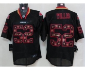 nike nfl jerseys san francisco 49ers #52 willis black[Elite united sideline]