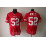 nike nfl jerseys san francisco 49ers #52 willis red[elite]
