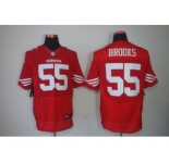 nike nfl jerseys san francisco 49ers #55 brooks red[Elite]