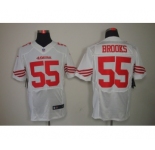nike nfl jerseys san francisco 49ers #55 brooks white[Elite]
