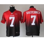 nike nfl jerseys san francisco 49ers #7 colin kaepernick red-grey[Elite drift fashion][second version]