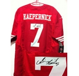 nike nfl jerseys san francisco 49ers #7 kaepernick red[Elite signature]