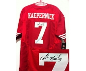 nike nfl jerseys san francisco 49ers #7 kaepernick red[Elite signature]