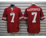 nike nfl jerseys san francisco 49ers #7 kaepernick red[Elite]