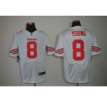 nike nfl jerseys san francisco 49ers #8 young white[Elite]