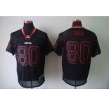 nike nfl jerseys san francisco 49ers #80 jerry rice black[Elite lights out]