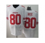 nike nfl jerseys san francisco 49ers #80 jerry rice white[Elite]