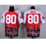 nike nfl jerseys san francisco 49ers #80 rice [Elite Style Noble Fashion]