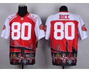 nike nfl jerseys san francisco 49ers #80 rice [Elite Style Noble Fashion]