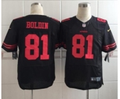 nike nfl jerseys san francisco 49ers #81 boldin black[Elite]