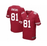 nike nfl jerseys san francisco 49ers #81 terrell owens red[Elite][owens]