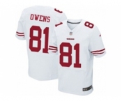 nike nfl jerseys san francisco 49ers #81 terrell owens white[Elite][owens]
