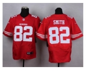 nike nfl jerseys san francisco 49ers #82 smith red[Elite][smith]
