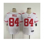 nike nfl jerseys san francisco 49ers #84 bell white[Elite][bell]