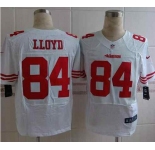 nike nfl jerseys san francisco 49ers #84 lloyd white[Elite][lloyd]
