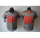 nike nfl jerseys san francisco 49ers #84 moss grey[Elite shadow]