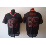 nike nfl jerseys san francisco 49ers #85 davis black[Elite lights out]