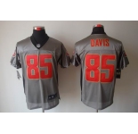 nike nfl jerseys san francisco 49ers #85 davis grey[Elite shadow]