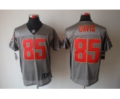 nike nfl jerseys san francisco 49ers #85 davis grey[Elite shadow]