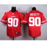 nike nfl jerseys san francisco 49ers #90 dockett red[Elite][dockett]