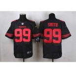 nike nfl jerseys san francisco 49ers #99 smith black[Elite]