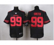 nike nfl jerseys san francisco 49ers #99 smith black[Elite]