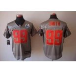 nike nfl jerseys san francisco 49ers #99 smith grey[Elite shadow 50th Patch]