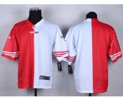 nike nfl jerseys san francisco 49ers blank white-red[Elite split]