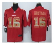 2015 new nike san francisco 49ers #16 montana red strobe jerseys[limited]