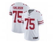Men Nike San Francisco 49ers #75 Laken Tomlinson White Vapor Untouchable Limited Player NFL Jersey