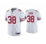 Men San Francisco 49ers #38 Deommodore Lenoir White Vapor Untouchable Limited Jersey
