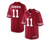 Men's Nike San Francisco 49ers #11 Marquise Goodwin Limited Red Team Color NFL Jersey