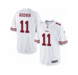 Men's Nike San Francisco 49ers #11 Marquise Goodwin Limited White NFL Jersey