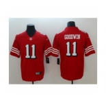 Men's Nike San Francisco 49ers #11 Marquise Goodwin Limited red Rush Vapor Untouchable NFL Jerseys
