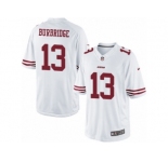 Men's Nike San Francisco 49ers #13 Aaron Burbridge Limited White NFL Jersey