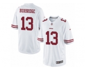 Men's Nike San Francisco 49ers #13 Aaron Burbridge Limited White NFL Jersey