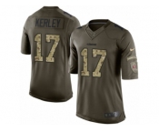Men's Nike San Francisco 49ers #17 Jeremy Kerley Limited Green Salute to Service NFL Jersey