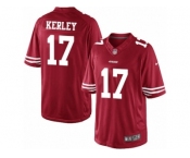 Men's Nike San Francisco 49ers #17 Jeremy Kerley Limited Red Team Color NFL Jersey